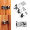 Silver Hardware Home Improvement With Keys Shed Hasp Garage Lock Locking Staple Cupboard