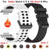Силиконовый ремешок для Redmi Watch 6 для Redmi Watch 5/4 Ремешок для часов для Xiaomi Mi Band 8/9Pro Дышащий спортивный браслет Correa