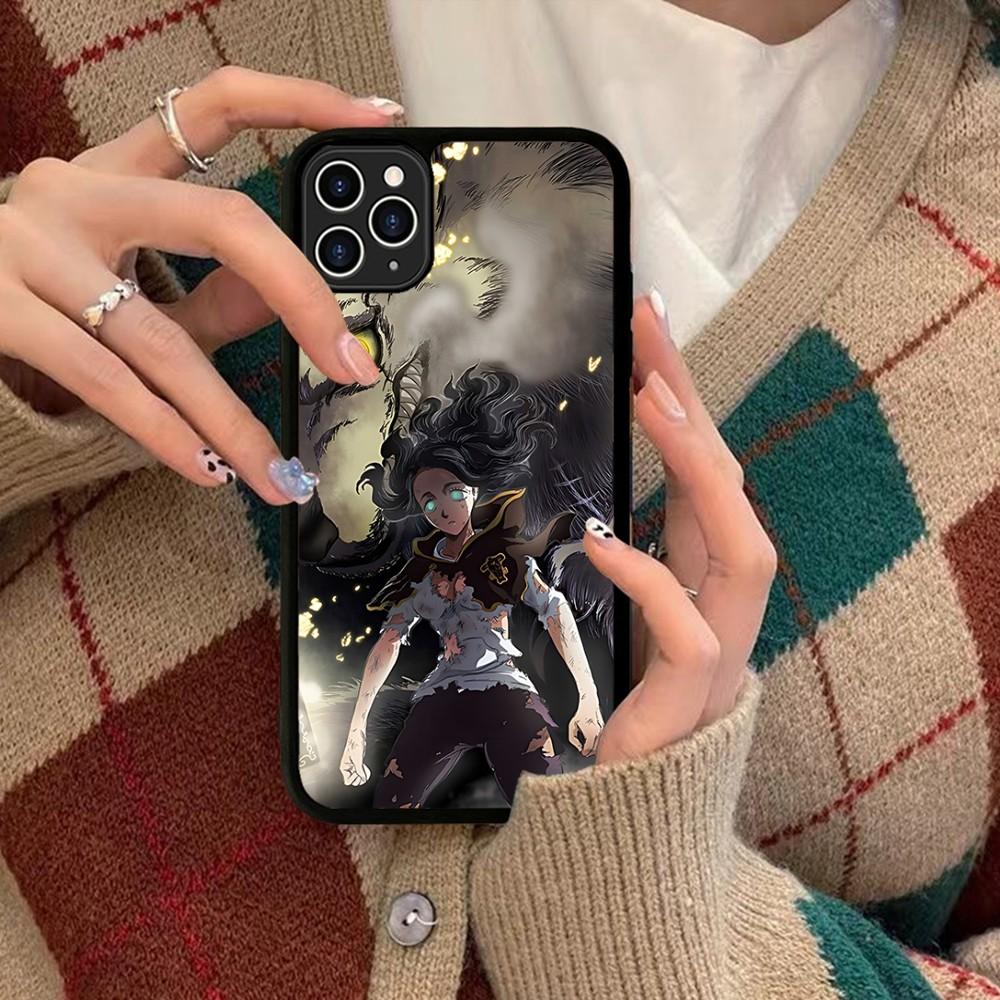Чехол для телефона Black Clover Силиконовый PC+TPU Для Для IPhone 11 12 13 14 15 16 Plus Pro Max Чехол