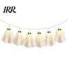 Hanging Halloween Accents Glowing Ghost Decor, Spooky Light Up Ornament for Party Festive Decor Scene, Indoor Outdoor Wall Window