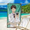 1pc Oikawa Tooru1 Beach Towel, Beach and Seaside Swimming Pool Equipment, Fashion Pattern, Rectangular, Travel Essentials