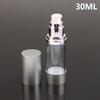 15/30/50Ml Uv Silver Lotion Bottle Empty Vacuum Pump Bottles Portable Facial Cream Foundation Airless Bottle Cosmetics Spray