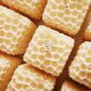 1Pc Cube Honeycomb Scented Candle Plaster Silicone Mold Food Grade Chocolate Mousse 3D Cube Shape Molds Wedding Gift Home Decoration
