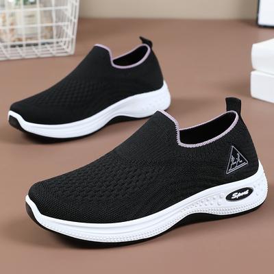 Туфли женские новые летние мягкие подошвы не устают ноги одиночные туфли одна педаль мама обувь неглубокий носок дышащая повседневная обувь