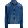 Polo Washed Zip-Up Long Sleeve Denim Jacket Men Jackets Blue MNPOOTW16021601-400