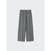 Uniqlo Япония Хлопковый трикотаж Широкие брюки Елочка