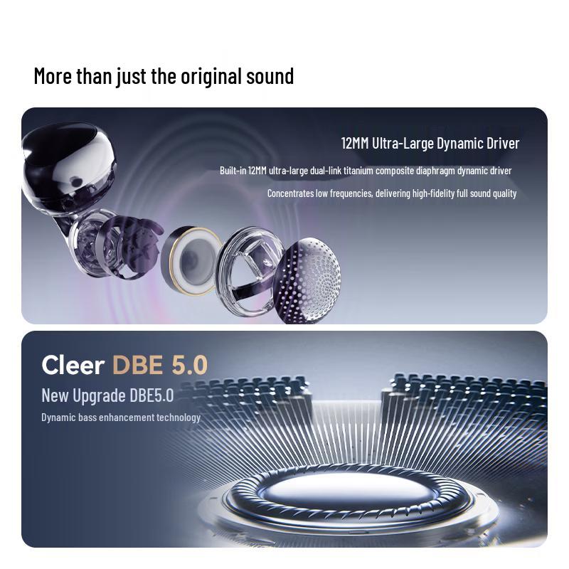cleer Bridge Open-Ear Bluetooth Clip-On Sports Headphones