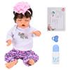 18inch Lovely Lifelike Baby Girl Doll Movable Limbs Realistic Soft Newborn Doll Birthday Gift