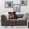 Punch Monkey Sticker Funny And Trendy Cartoon Monkey Pillow Case Morden Pillow Cover Soft Pillowcases For Chair Sofa Home Decor