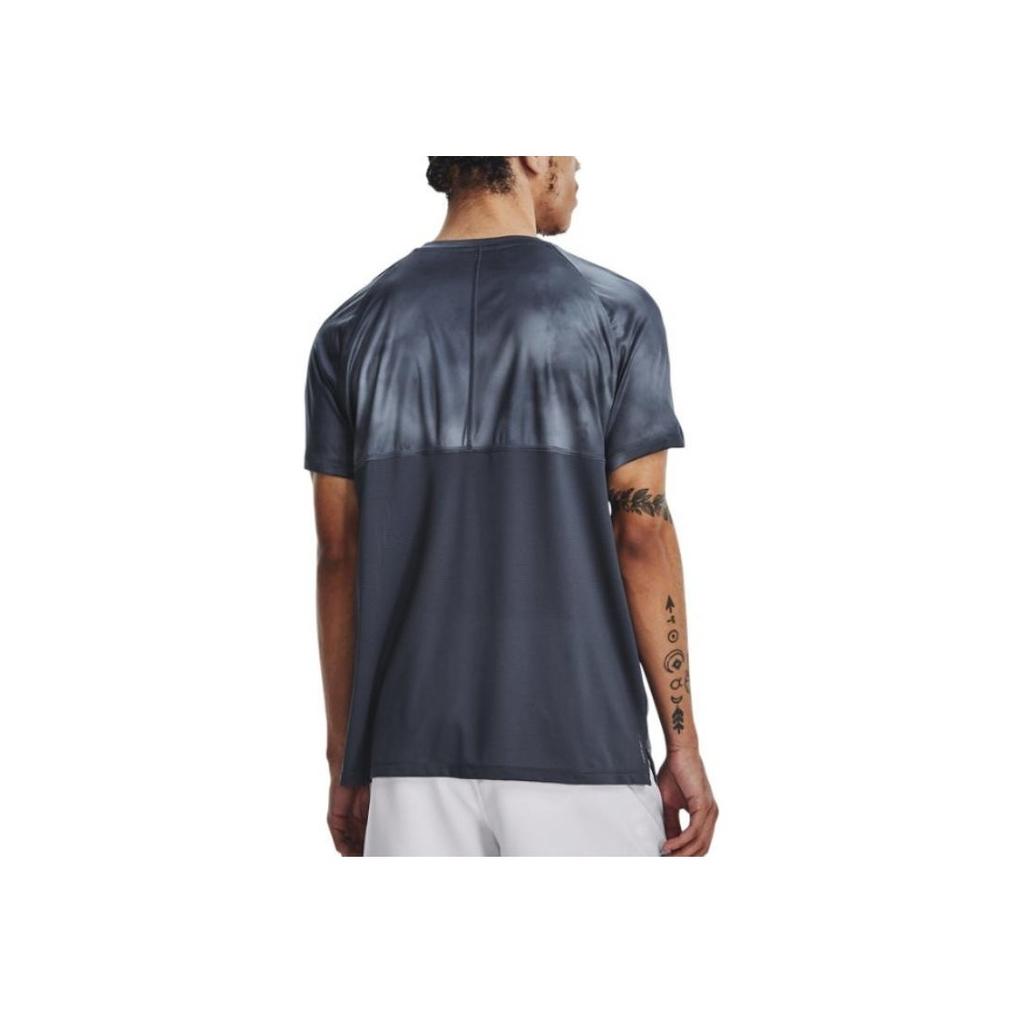 Under Armour Футболка с короткими рукавами и круглым вырезом Iso-Chill Tie-Dye, мужские топы SS23, черные 1377882-001