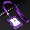 Stationery Neck Strap Card Holder with Lanyard Badge Holder ID Desk Organizer Bus Cards Cover