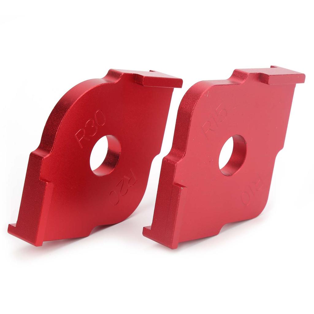 2шт. Угловой радиусный шаблон QuickJig, полукруглый позиционный инструмент для обрезки для деревообработки