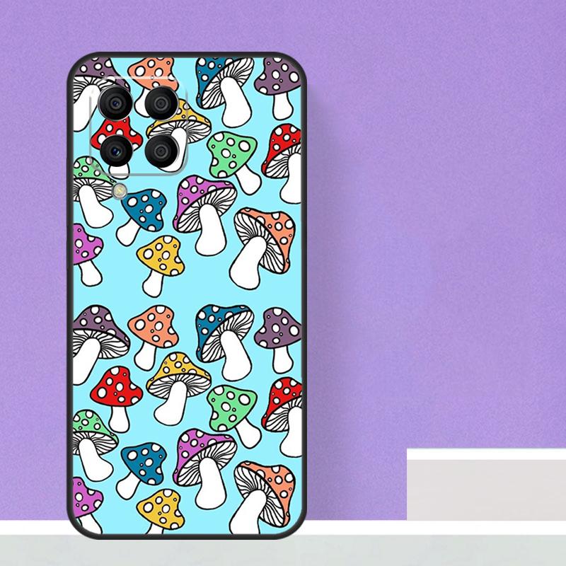Psychedelic Mushrooms Florals For Samsung Galaxy M21 M51 M12 M32 M52 M13 M23 M33 M53 M34 M54 M30s M31s M15 M55 M20 Case