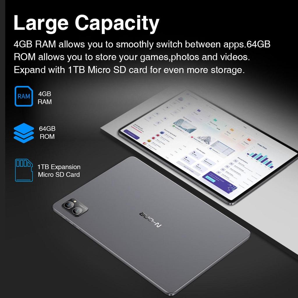 N-one Планшет Android 12 MT8183 Octa-Core 10 дюймов новейший планшетный компьютер поддержка 5G WiFi