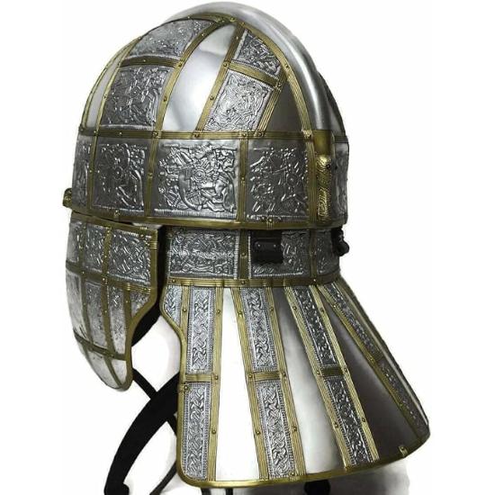 SCA Medieval Knight Armor Pre Viking Armor Шлем Sutton hoo