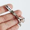 Пряжка с Быстросъемным Механизмом и Кольцами для Ключей, Карабин, Застежка-Быстросъемник из Цинкового Сплава для Наружного Использования, Маленький Клип-Сумка для Подвешивания на Пояс