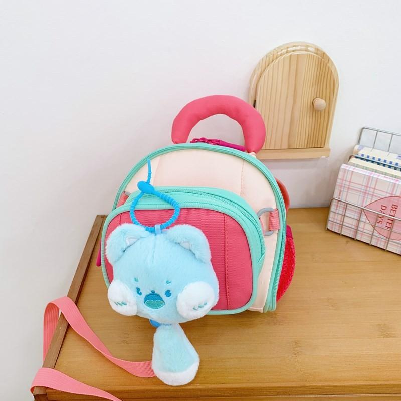 Backpack Baby Kindergarten Cute Three Dimensional Plush Toy Boys Backpack Girls