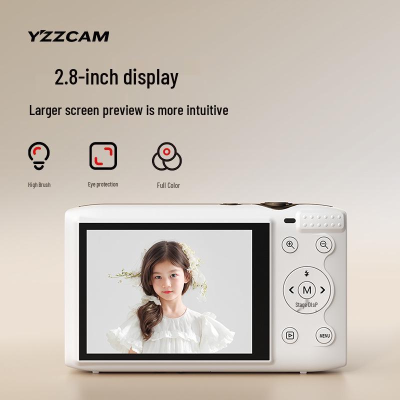 5K HD CCD Digital Mini Selfie Camera for Students and Home Use