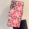Dogs Are Girls Best Friends Dog Paw Case For Samsung Galaxy A23 A33 A13 A21s A71 A31 A51 A53 A32 A52 A72 A22 Black Soft Cover