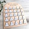 Acts of Kindness Advent Calendar Farmhouse Rustic Wooden 25-Day Sharing Kindness