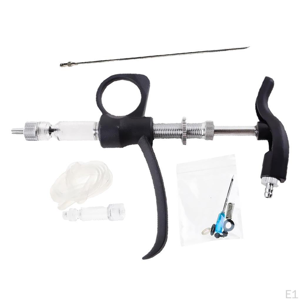 Металлический регулируемый непрерывный стеклянный инжектор на 1 мл