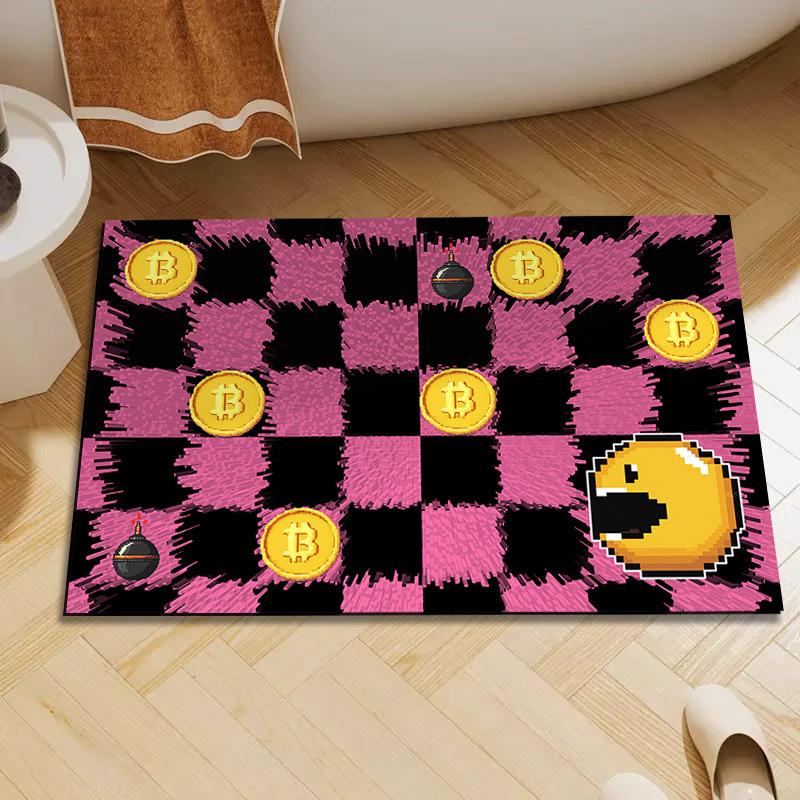 Коврик для унитаза с диатомовой крошкой, нескользящий коврик для ванной комнаты, впитывающий грязный коврик для туалета, коврик для туалетной двери