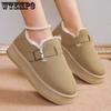 Warm Cotton Shoes for Women In Winter with Added Fleece In Stock Sponge Cake Thick Soled Snow Boots