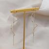1 Pair Korean Style Long Chain Earrings Threader Type Party Earrings  Gifts
