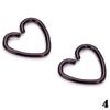 1 Pair Titanium Steel Nose Studs Lip Heart-shaped Ear Star Body Piercing Fashion Accessory Creative Gift Fashion Modern Earrings