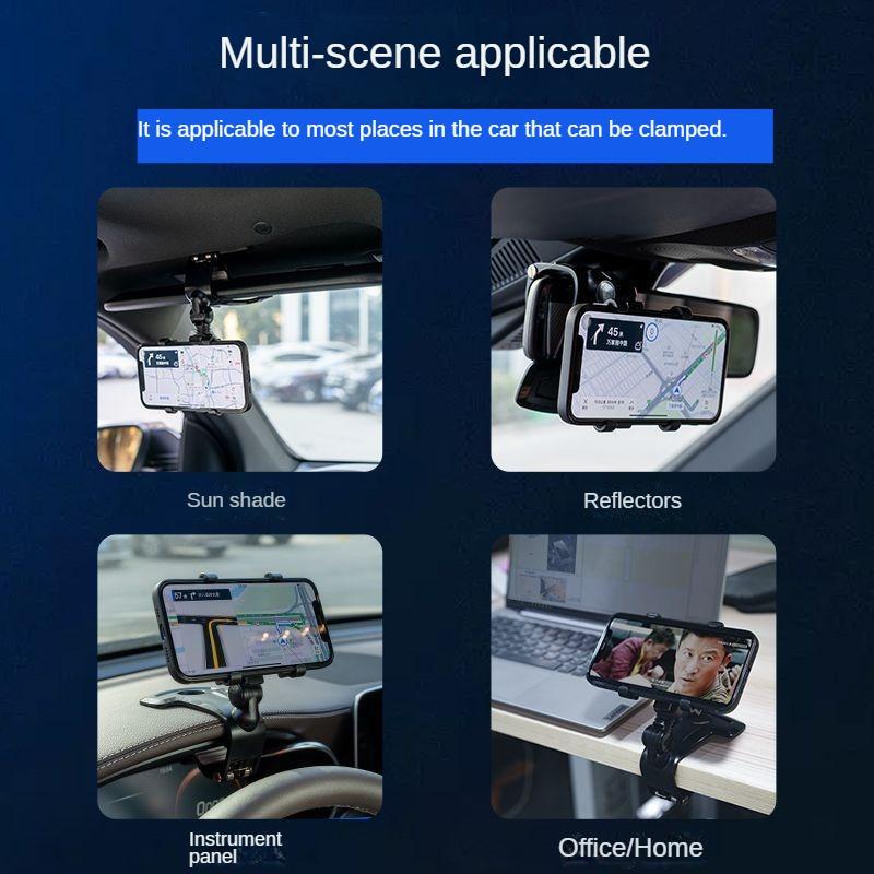 Универсальный автомобильный держатель телефона, новый многофункциональный стационарный автомобильный держатель мобильного телефона на приборную панель