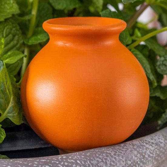 4 Pcs Watering Drippers Terracotta Self-Watering Plant Stakes Long Lasting Clay Watering Spikes Drip Irrigator for Indoor Outdoor Plants