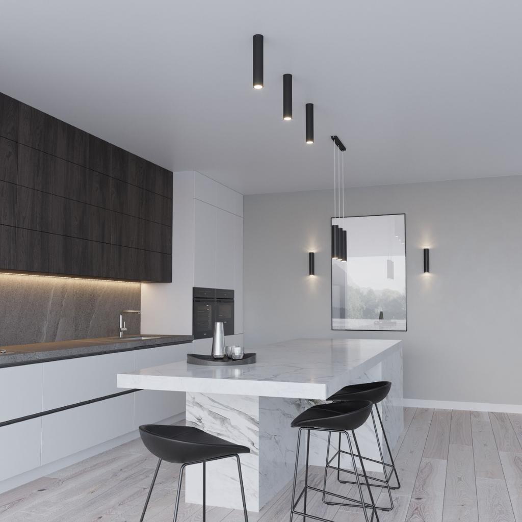 Lampa Wisząca Lagos 1 Gu10 Czarny Sollux Sl.0327