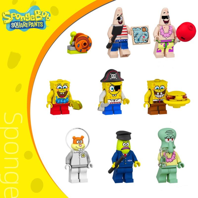 Spongebob Squarepants Characters Building Blocks Fun And Educational Toy 38-50 Pieces