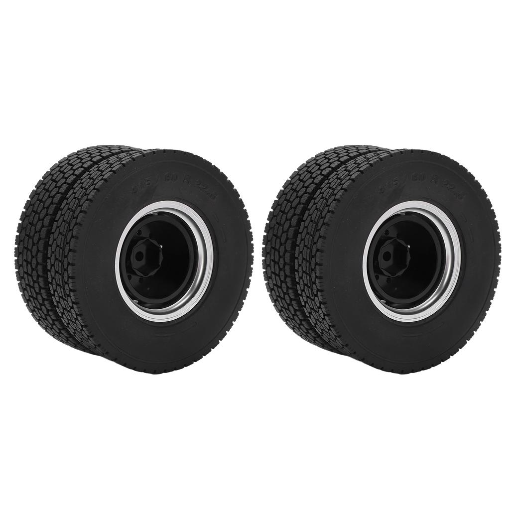 2pcs RC Rear Tires Strong Cushioning Performance Remote Control Car Accessories for 114 Trailer