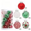 Christmas Ball Set Ornaments 25PCS for PET Painted Christmas Tree Party 2.36" Shatterproof Festive Decor Home New Year Accessory