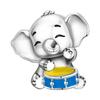 Orstarry 925 Silver Cute Monkey Beads Charm Bracelet Trendy Animal Jewelry DIY Party Gifts