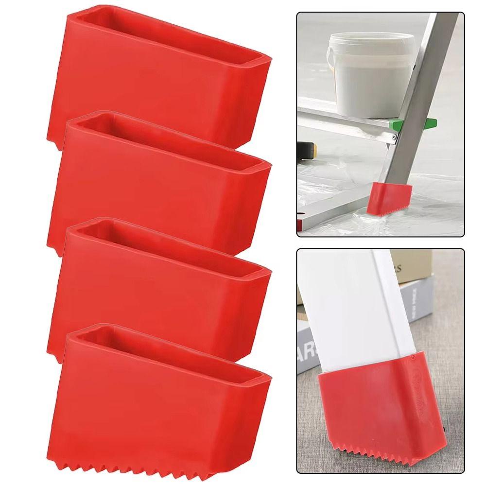 1/4 шт. Новые нескользящие накладки на ступени стремянки, резиновые изолирующие чехлы на ножки, рукав для ног, замена для стула