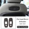ABS Oak wood grain For Land Rover Defender 110 2020-2025 Car Interior Modification Protection Cover Decorative Patch Accessories