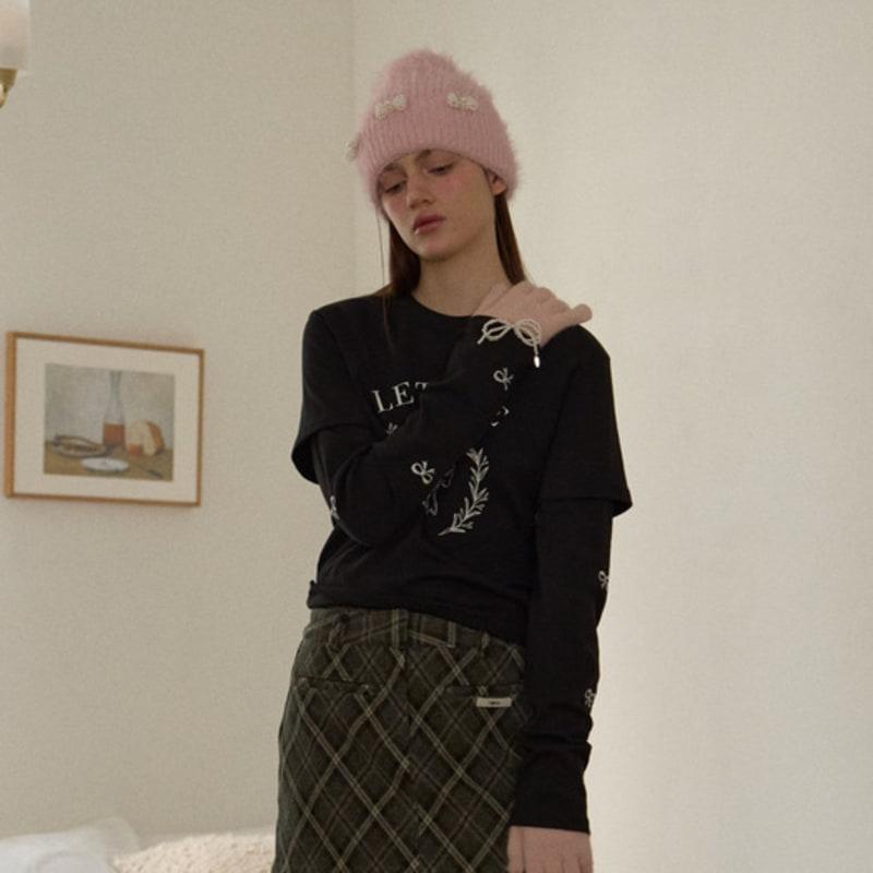 Летерие ПЕРЧАТКИ ANGORA RIBBON_РОЗОВЫЕ