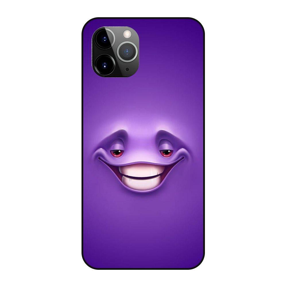 3D смешное лицо iPhone 12 13 Pro Mini Max Tous Les черный бампер 3D футляр для мобильного телефона 13 Pro Max Capa