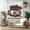 Liverpool Custom Your Name Wall Decor Tapestry Art For Pet Memorial Birthdaywedding Party Backdrop Family Gift