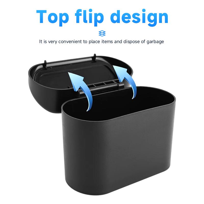 Для Toyota RAV4 XA50 2019 2020 2021 2022 2023 2024 2025 Универсальный Портативный Автомобильный Круглый Мусорный Бак Карманный Мусорный Бак Для Разного
