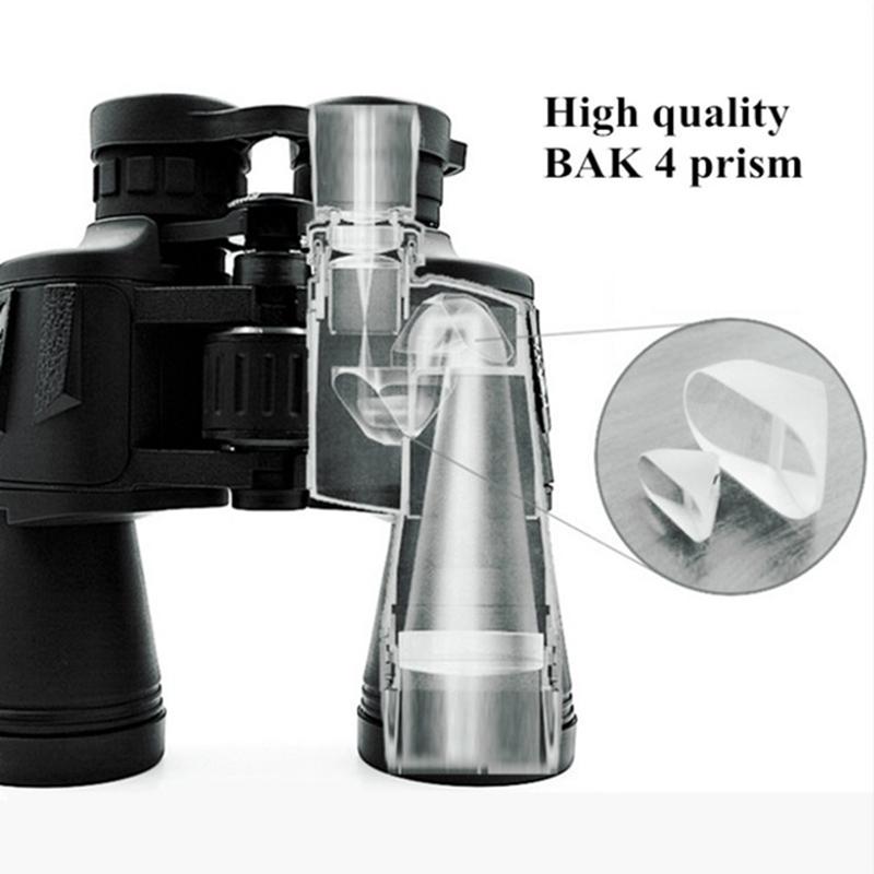 20X50 Бинокль HD Военный Профессиональный Телескоп Большой Окуляр Бинокулярный Охота Ночного Видения Наблюдение за птицами Путешествия Наблюдение за звездами Охота Концерт Спорт