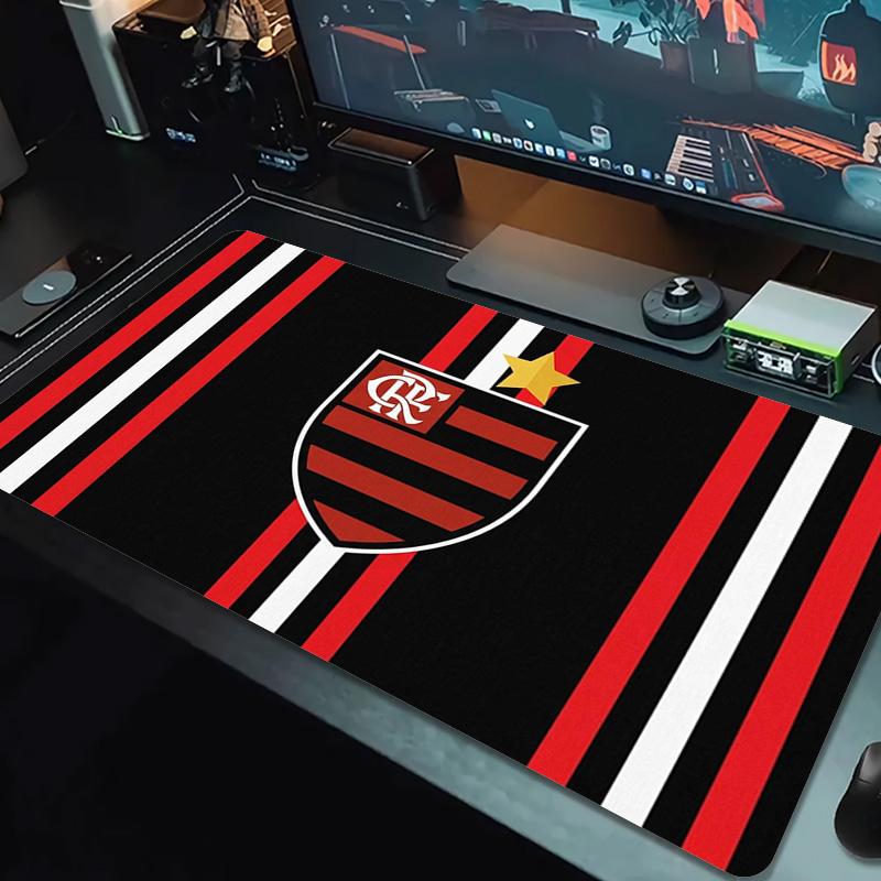 Flamengo logo Color Mouse Pad Large Gaming Table Cushion Non-slip Laptop Tablet Big Mousepad XXL Mat Mini PC Playmat With Lock edge