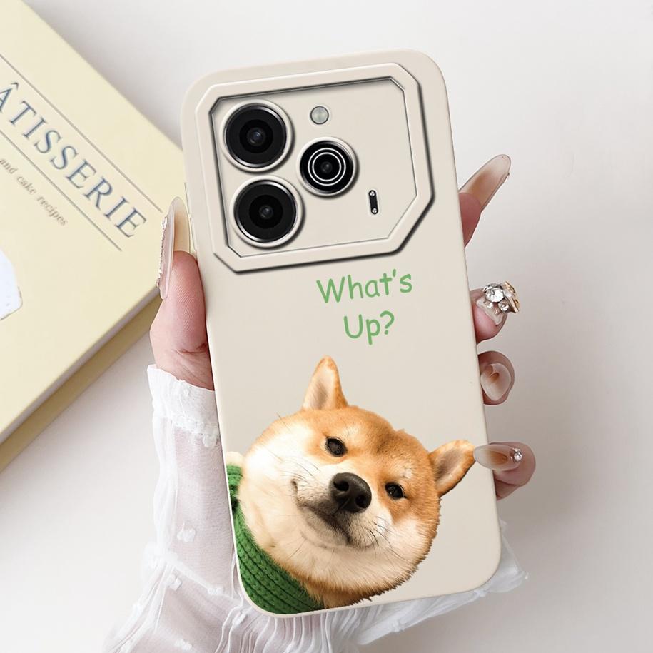 For Tecno Pova 6 Pro 5G 2024 Case LI9 Camera Lens Protective Cover Cute Panda Cartoon Soft Bumper For Tecno Pova 6 Pova6 5G Capa
