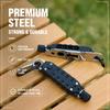 Wear-resistant Outdoor EDC Keychain Steel Material Portable Repair Tools  Multi-purpose