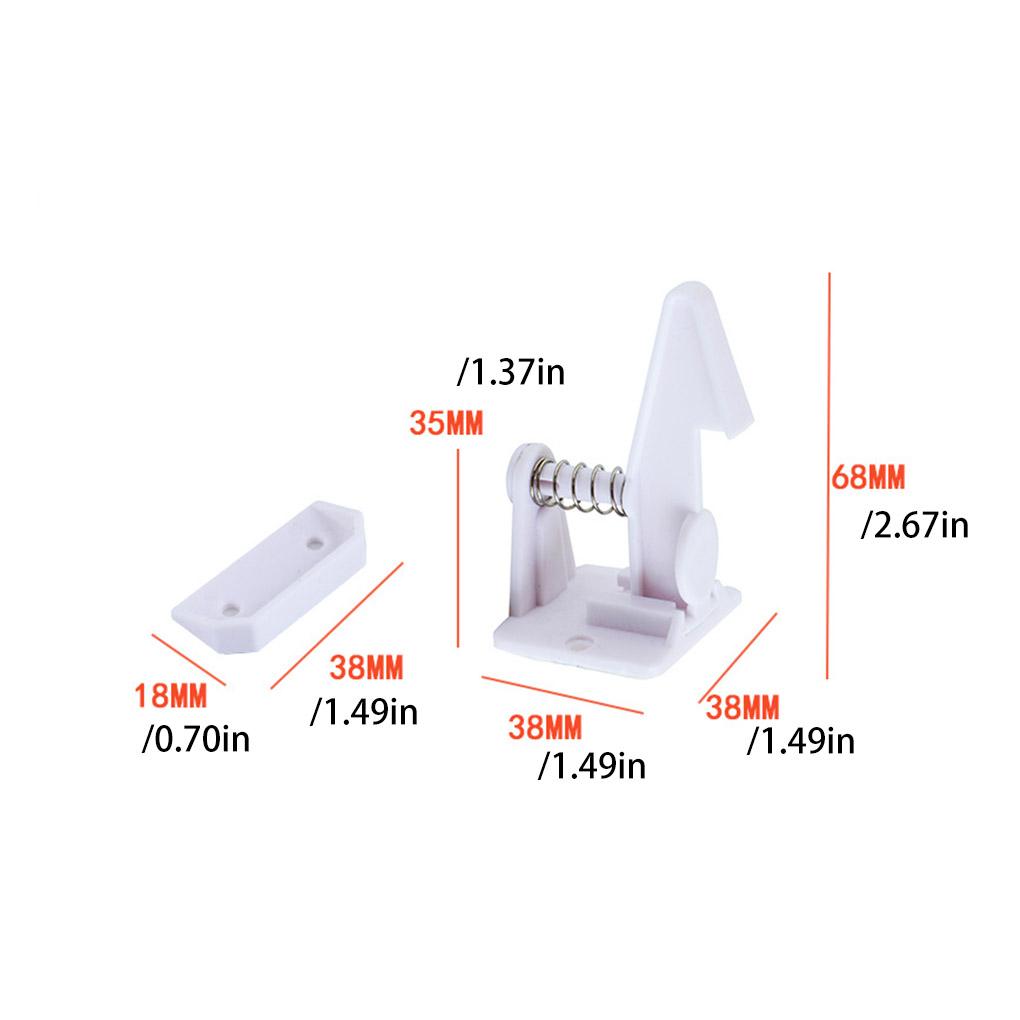Набор из 6 детских защитных замков для дома, гостиной, спальни, шкафа, дверцы, ящика, без сверления, защита безопасности для младенцев