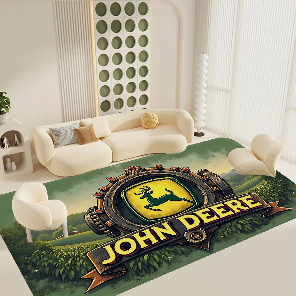 Сельскохозяйственная техника J-John Deere Коврик для ванной Нескользящий Впитывающий воду Длинная полоса Подушка Коврик для спальни Приветственный коврик