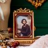6-дюймовая винтажная фоторамка, антикварная настольная настенная европейская смоляная витрина для офиса, прихожей, подарочные украшения, искусство