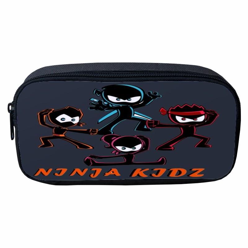 Пенал Ninja Kidz с принтом Мультяшный Детский Студенческий Контейнер для Хранения Канцелярских Принадлежностей Доступен